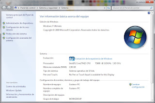 Restaurar sistema en Windows 7 Restaurar sistema en Windows 7