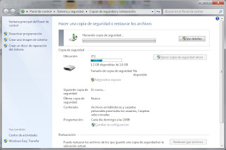 Copia de seguridad Windows 7 Copia de seguridad Windows 7