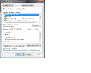 Cambiar permisos Cambiar permisos en carpetas y archivos en Windows 7