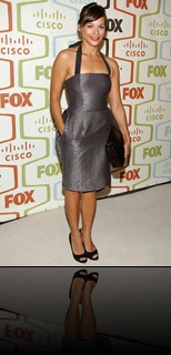 Actress Rashida Jones arrives at the FOX Fall Eco-Casino party h