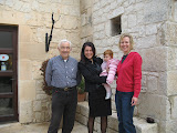 Michael & Betsy meet two of the Mancini family (Gianna and Marianna, center) of the Eremo della Giubiliana