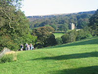 Approaching North Lees House