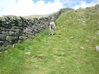 Hadrian\'s Wall up close.