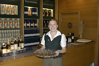 Whisky tasting.