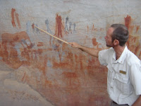 Ancient cave painting