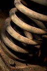 Front suspension spring.