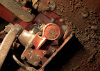 Filthy suspension parts.