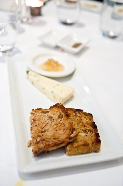 Roquefort ‘Le Vieux Berger’ with fresh honeycomb and walnut and fig toast