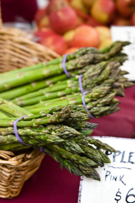 Beautiful fresh asparagus