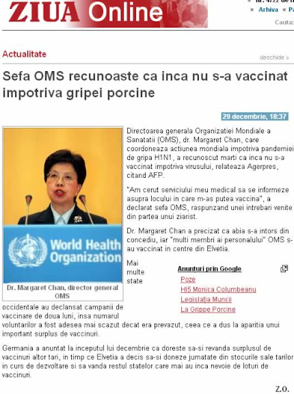Preluare imagine ziar Ziua