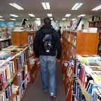 South Koreans love taking pictures inside a bookstore.