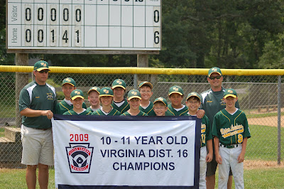 Upper Loudoun American, 2009 10-11 Year Old District 16 Champions