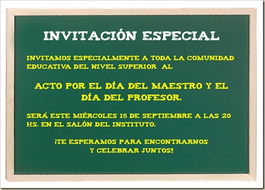 Día del profesor_INVITACIÓN BLOG Día del profesor_INVITACIÓN BLOG