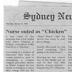 Click on the male nurse news clip then enlarge the image to read the full story Click on the male nurse news clip then enlarge the image to read the full story