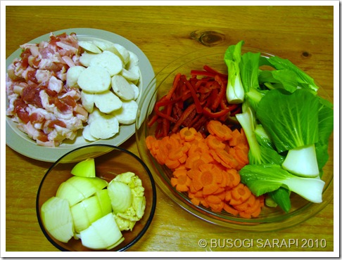pancit canton prep ingredients© BUSOG! SARAP! 2010