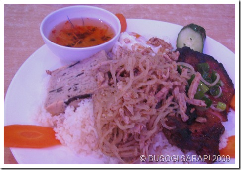 bbq pork combo© BUSOG! SARAP! 2009