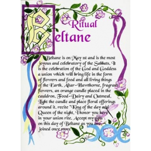 Beltane Pagan Ritual Of Interest To Neo Pagans Cover