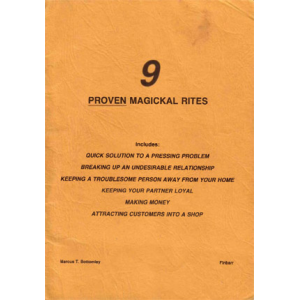 Nine Proven Magical Rites Cover