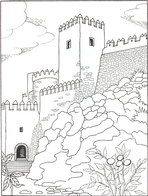 monumentos de andalucia para colorear