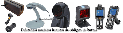 Diferentes modelos: lectores de c�digos de barras