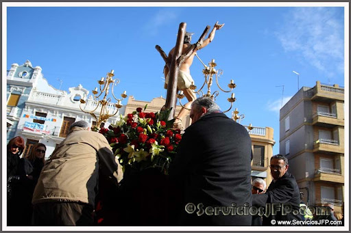 Imagen: Salida del Cristo en la Feria de San Sebastian 2011 en el municipio de Silla