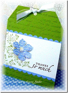 TLC263 Very Vintage Thank You Tag TLC263 Very Vintage Thank You Tag