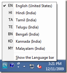 Win7LangBar Win7LangBar