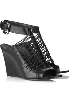 givenchy wedge leather sandals