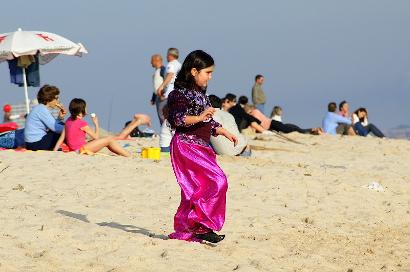 O carnaval foi à praia