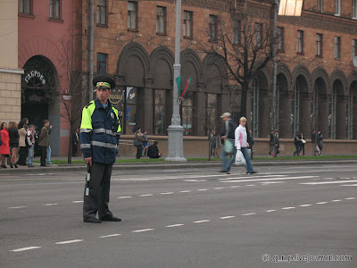 Репетиция парада. Дорога. 
