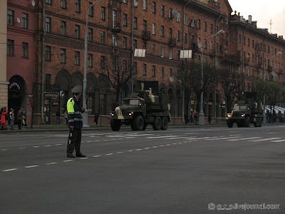 Репетиция парада. Дорога. 