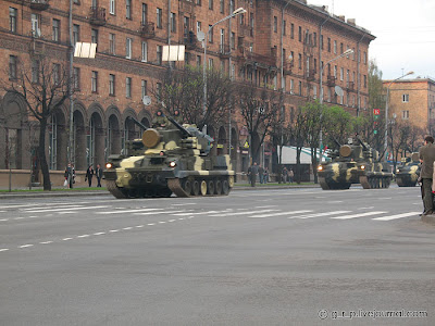 Репетиция парада. Дорога. 