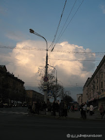 Репетиция парада. Дорога. 
