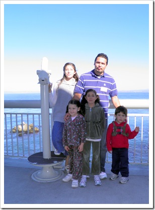 dad and kids