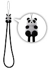Bone Collection Panda Strap - White