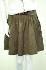 Above knee length skirt - with belt (Green)