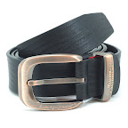 B.U.M. Equipment Men's Casual Leather Belt - BEB039 (Black)