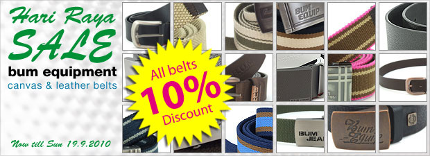 B.U.M. Equipment Canvas Belt  - BEB034 (Grey)