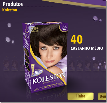tintura de cabelo da melissa cadore - kolenton 40 castanho médio