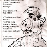 12/13/08: Wintour in Brooklyn flyer by the Blue and Red