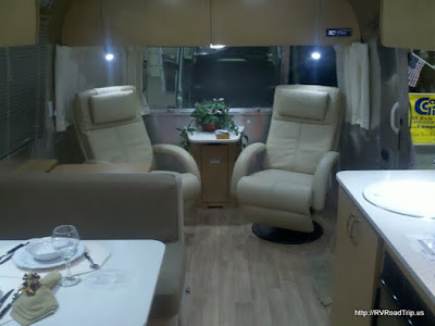 Inside an Airstream
