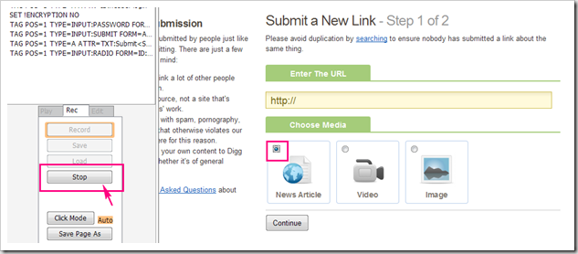 Pligg Submit Imacros Script Pligg Submit Imacros Script