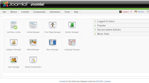 Joomla+administrator+login+page