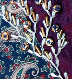 crazy quilt block detail