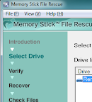 Recover Deleted Photos with Memory Stick File Rescue