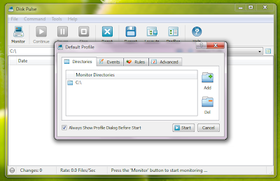 Add directory to monitor in Disk Pulse