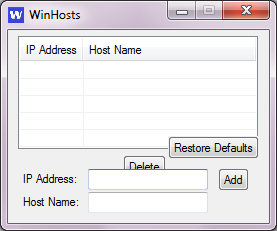 Automatically Edit Hosts File In Windows 7 Using WinHost-bss
