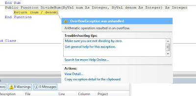 System.OverflowException