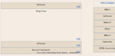 Edit Blog Posts to activate Inline Adsense