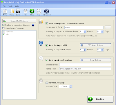 Free Sql Backup And FTP Free Sql Backup And FTP